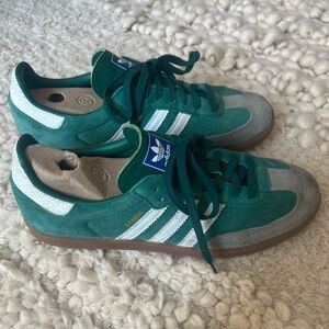 Adidas Sama Original Shoes - Collegiate Green - Size 12